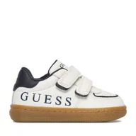 Buty dla chłopców - Sneakersy Guess CEO-CI12-SS2026(CH) Biały - miniaturka - grafika 1