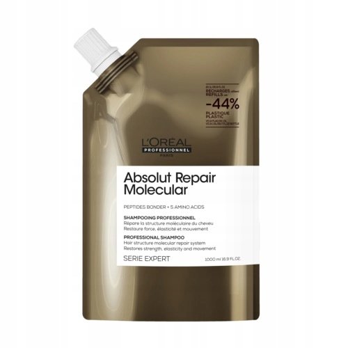 Loreal Absolut Repair Molecular szampon regenerujący uzupełnienie 1000ml