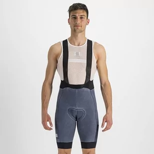 SPORTFUL Indigo Superg Bibs Spodenki Męskie, Niebieski Denim, L - Spodenki męskie - miniaturka - grafika 1