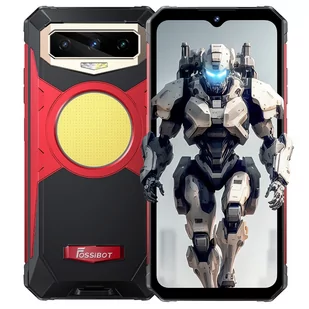 FOSSiBOT F102 12/256GB Czarno-czerwony - Telefony komórkowe - miniaturka - grafika 1