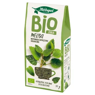 Herbapol Bio Melisa 40g liść BIO.MELI.40 - Herbata - miniaturka - grafika 1