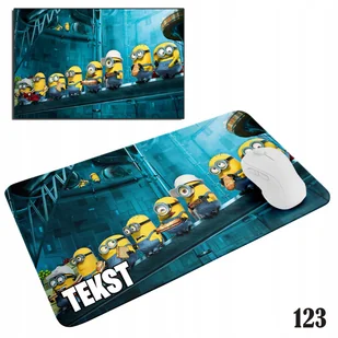 PODKŁADKA POD MYSZKĘ MYSZ WZORY DO WYBORU - MINIONKI MINIONS 29x36cm - Podkładki pod mysz - miniaturka - grafika 1