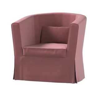 Pokrowiec na fotel Ektorp, DEKORIA, Tullsta, jasna śliwka, 79x69x78 cm - Pokrowce na meble - miniaturka - grafika 1