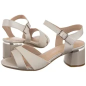 Sandały damskie - Sandały J.Szare SK 886 (SL576-a) Sergio Leone - miniaturka - grafika 1