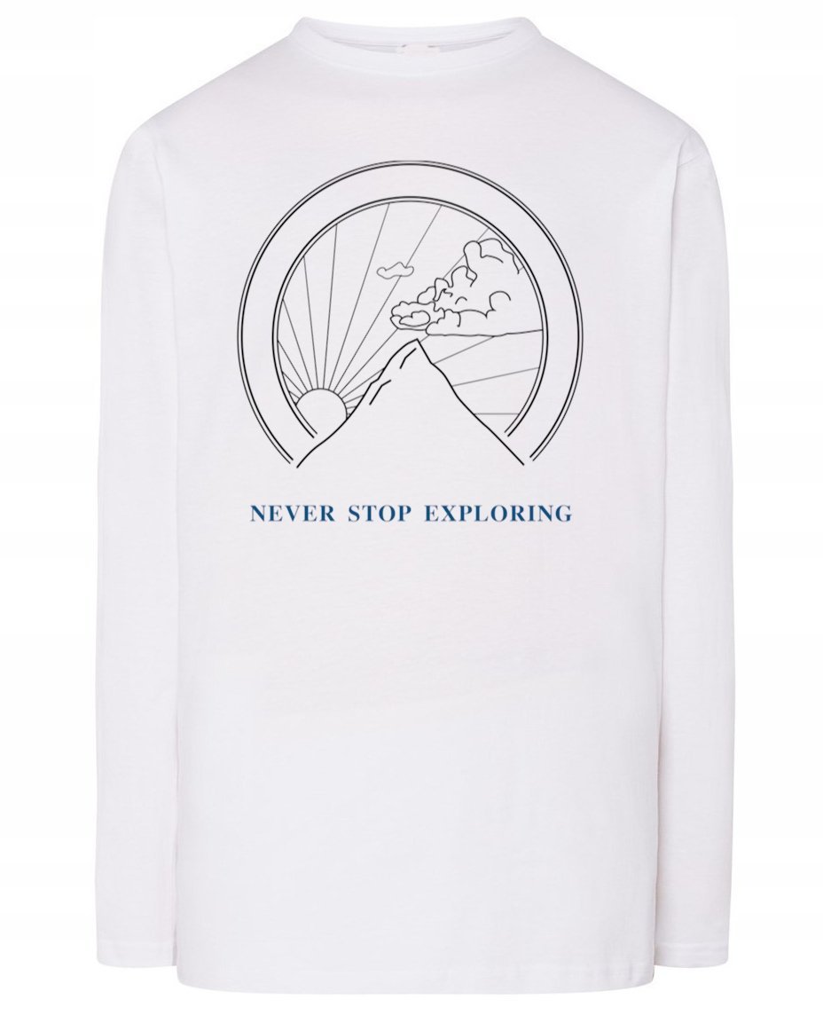 Longsleeve męski nadruk GÓRY PRZYGODA r.XL