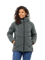 Kurtki damskie - Jack Wolfskin Kurtka puchowa w kolorze zielonym - miniaturka - grafika 1