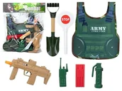 Zabawki militarne - Karabin i kamizelka wojskowa z akcesoriami Adar - miniaturka - grafika 1