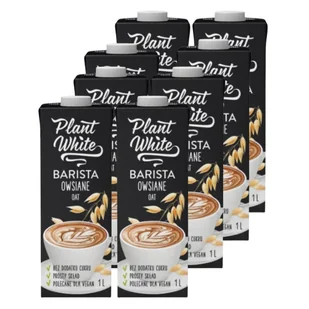 Sante Plant White Napój owsiany barista 1l x 8szt - Napoje roślinne - miniaturka - grafika 1