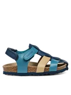 Buty dla chłopców - Geox Sandały B Sandal Chalki B452QA 000BC C4169 S Granatowy - miniaturka - grafika 1