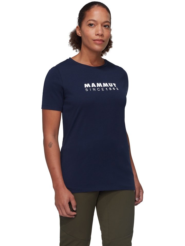 Mammut Koszulka w kolorze granatowym