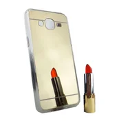 Etui i futerały do telefonów - Etui na telefon komórkowy Samsung Galaxy J5 2015 Mirror Soft Case Protective Cover Gold - miniaturka - grafika 1