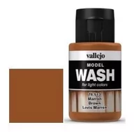Akcesoria i części modelarskie - Vallejo Farba akrylowa Wash - Brown nr 76513 / 35ml 76513 - miniaturka - grafika 1