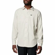 Koszule męskie - Męska koszula z długim rękawem Columbia Silver Ridge Utility Lite Long Sleeve dark stone - L - miniaturka - grafika 1