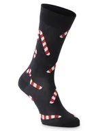 Skarpetki damskie - Happy Socks - skarpety z drobnej dzianiny, niebieski|wielokolorowy - miniaturka - grafika 1