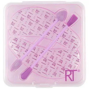 Real Techniques Eye Reusable Eye Shields + Swabs aplikator ochronne płatki 2 szt. + patyczki 2 szt. + etui dla kobiet - Pędzle do makijażu - miniaturka - grafika 1