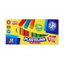 Astra Plastelina okrągła 12 kolorów - Masy plastyczne - miniaturka - grafika 1