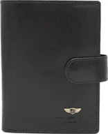 Portfele - Peterson Portfel męski skórzany PTN 22311L-VT BLACK - miniaturka - grafika 1