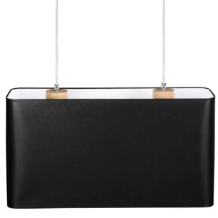 Britop Skandynawska LAMPA wisząca CADRE 872030274 prostokątna OPRAWA abażurowy ZWIS loft czarny dąb - Lampy sufitowe - miniaturka - grafika 1