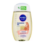 Balsamy i oliwki dla dzieci - Nivea Baby Massage Oil olejek do ciała 200 ml dla dzieci - miniaturka - grafika 1