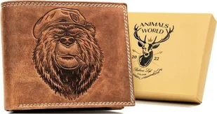 Always Wild Duży portfel męski ze skóry naturalnej - Always Wild NoSize - Portfele - miniaturka - grafika 1