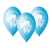 Pozostałe akcesoria dla plastyków - Godan Balony Premium 'Moje 1 Urodziny" nad. 1 kol, dla chłopca - miniaturka - grafika 1