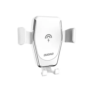 Dudao Dudao uchwyt grawitacyjny ładowarka QI F3Plus White dudao_20191206153159 - Uchwyty samochodowe do telefonów - miniaturka - grafika 1