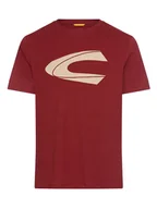 Koszulki męskie - Camel Active Koszulka w kolorze kremowo-czerwonym - miniaturka - grafika 1