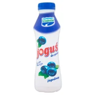 Kefiry, jogurty, maślanki - Krasnystaw Joguś Jogurt do picia jagodowy 350 g - miniaturka - grafika 1
