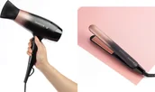 Suszarki do włosów - Suszarka Remington D5305 + Prostownica Remington S5305 - miniaturka - grafika 1