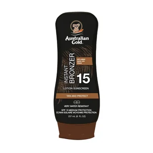 Australian Gold SPF 15 Lotion - balsam do opalania z bronzerem Ochrona przeciwsłoneczna 237 ml - Balsamy i kremy do opalania - miniaturka - grafika 1