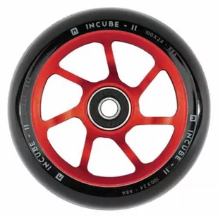 Ethic Incube V2 100mm kółko do hulajnogi wyczynowej Red - Akcesoria do skatingu - miniaturka - grafika 1