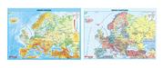 Podkładki na biurko - Ateneum Podkład dwustronny z mapą Europy - miniaturka - grafika 1