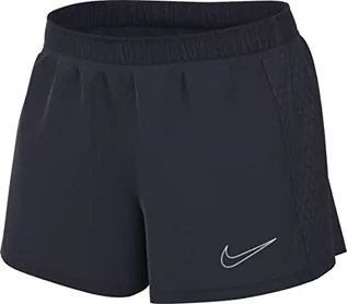 Spodenki damskie - Nike Krótkie spodenki damskie Knit Soccer W Nk Df Acd23 Short K, obsydian/obsydian/białe, DR1362-451, XL - grafika 1