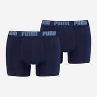 Majtki męskie - Komplet męskich majtek 2 sztuki Puma Basic Boxer 2P 90682333 S Ciemnogranatowy (8718824907956) - miniaturka - grafika 1