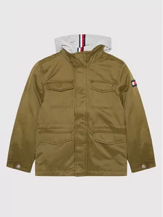 Kurtki i płaszcze dla chłopców - Tommy Hilfiger Kurtka zimowa Field KB0KB06267 D Zielony Regular Fit - grafika 1