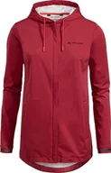 Kurtki rowerowe - Vaude Kurtka softshell rowerowa damska Vaude Cyclist - czerwona 36 - miniaturka - grafika 1