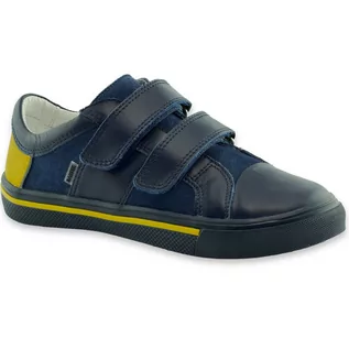Buty dla chłopców - Chłopięce buty sportowe trampki młodzieżowe BARTEK Granat T-18607-018 - grafika 1