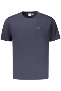 MĘSKA KOSZULKA Z KRÓTKIM RĘKAWEM PEPE JEANS, NIEBIESKA - Pepe Jeans - Koszulki męskie - miniaturka - grafika 1