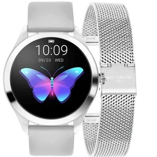 Rubicon RNBE36 Srebrno-szary - Smartwatch - miniaturka - grafika 1