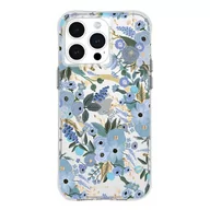 Etui i futerały do telefonów - Rifle Paper Clear MagSafe - Etui iPhone 15 Pro Max (Garden Party Blue) - miniaturka - grafika 1