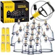 Akcesoria medycyny naturalnej - Bańki próżniowe z pompką 4FIZJO - 24 szt. - miniaturka - grafika 1