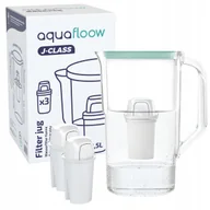 Dzbanki filtrujące - Dzbanek plastikowy AquaFloow J-CLASS 2,5l miętowy + 3x filtr wkład wody - miniaturka - grafika 1