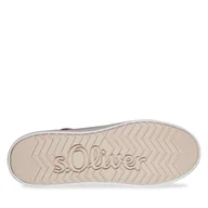 Sneakersy damskie - Sneakersy s.Oliver 5-23642-42 Różowy - miniaturka - grafika 1