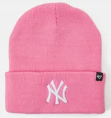 Czapki dla dzieci - Różowa Czapka zimowa dziecięca 47 Brand czapka dziecięca na zimę dziewczyna - miniaturka - grafika 1