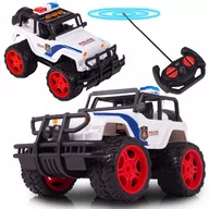 Zabawki zdalnie sterowane - Samochód Auto Policja Monster Truck Zdalnie Sterowany Rc - miniaturka - grafika 1