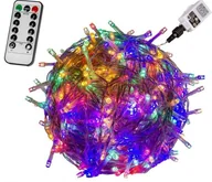 Oświetlenie świąteczne - VOLTRONIC Świąteczne oświetlenie LED 40 m - kolorowe 400 LED + pilot - miniaturka - grafika 1