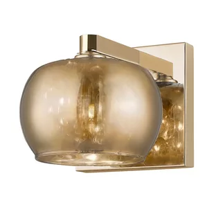 W0076-01A-F7HF CRYSTAL KINKIET ZŁOTY - Lampy ścienne - miniaturka - grafika 1