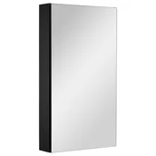 Szafki łazienkowe - Szafka lustrzana 50 cm czarna - miniaturka - grafika 1