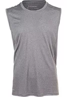 Koszulki sportowe męskie - Endurance Landeer T-shirt Dark Grey Melange 3XL - miniaturka - grafika 1