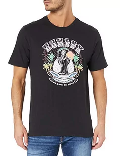 Hurley Męska koszula M Evd WSH Shred Ss czarny czarny S CZ6056 - Koszule męskie - miniaturka - grafika 1